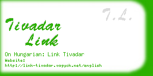 tivadar link business card